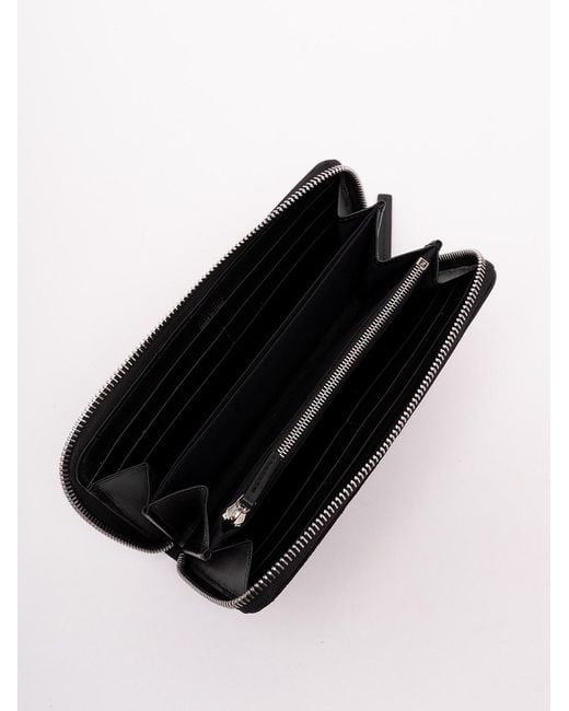 Fendi Black Zip Around Squared Ff for men