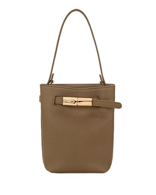 Longchamp Natural 'Le Smart Flow' Extra Small Bucket Bag