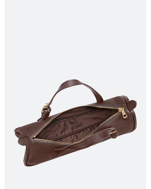 Longchamp Brown 'Looong' Large Shoulder Bag