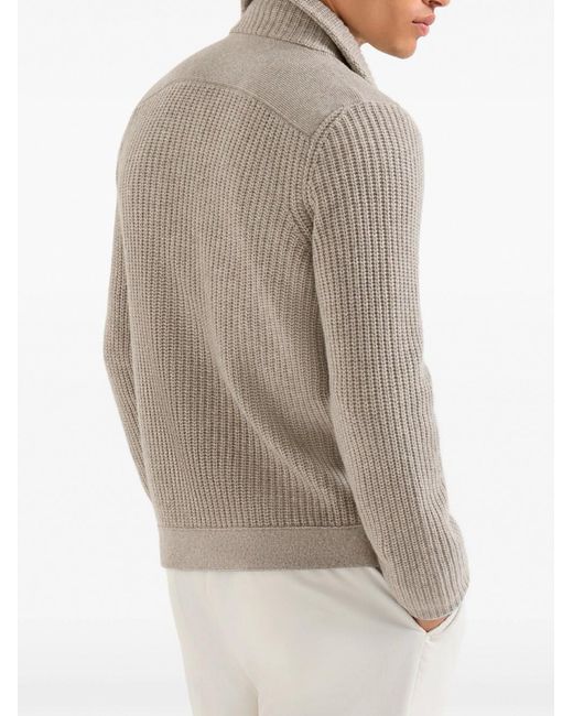Brunello Cucinelli Gray Cardigan for men
