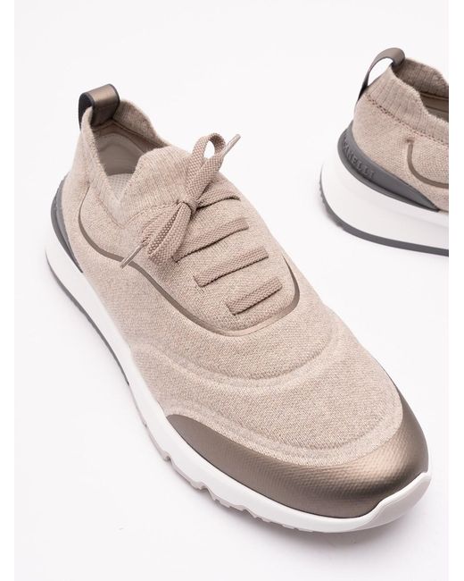 Brunello Cucinelli White Sneakers for men
