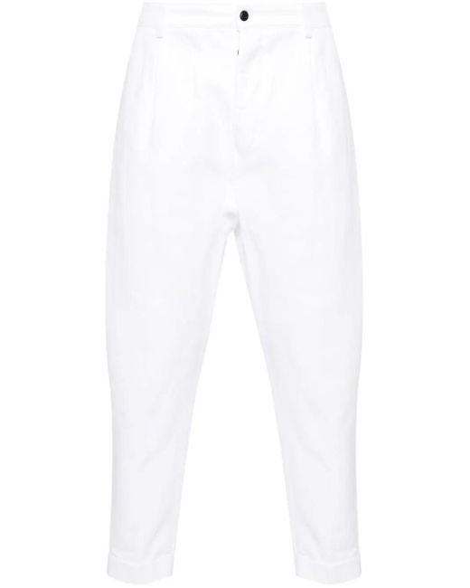 Dondup White `Adam` Pants for men
