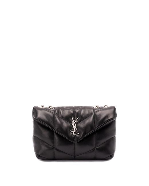 Saint Laurent Black 'Toy' 'Puffer' Bag