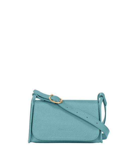 Longchamp Blue 'Le Foulonné' Crossbody Bag