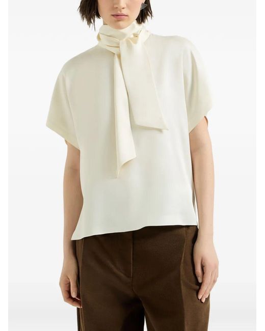 Brunello Cucinelli White Blouse