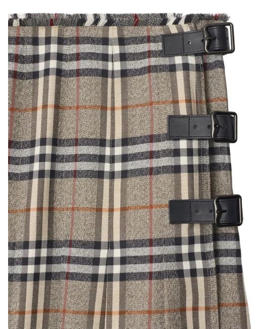 Burberry Gray Skirt