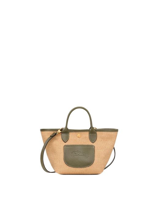 Longchamp Metallic 'Le Panier Pliage' Extra Small Basket