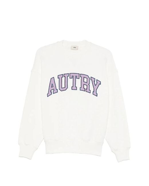 Autry White Logo Sweatshirt