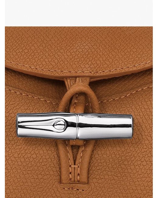 Longchamp White `Roseau` Small Handbag