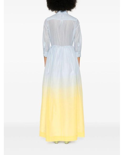 Sara Roka Yellow `Ednalong` Long Dress