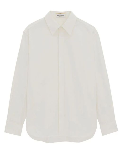 Saint Laurent Shirt in White | Lyst
