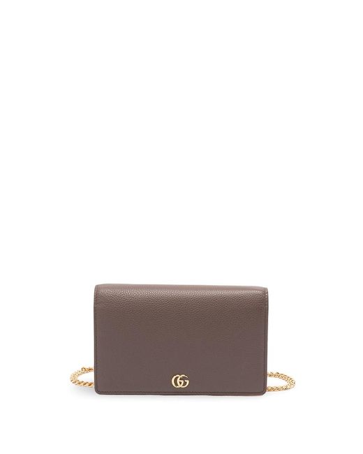 Gucci Gray 'Petite Marmont' Wallet