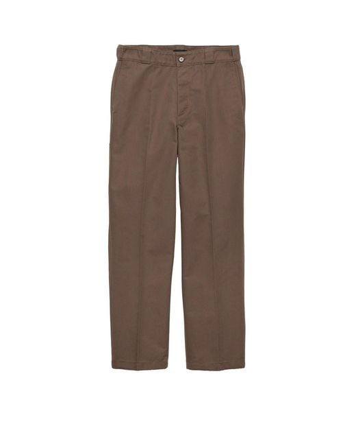 Prada Brown Denim Pants for men