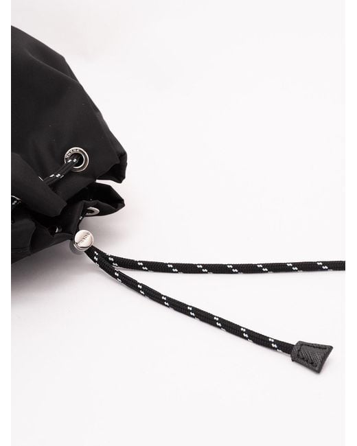 Prada Black Speedrock' Pouch for men