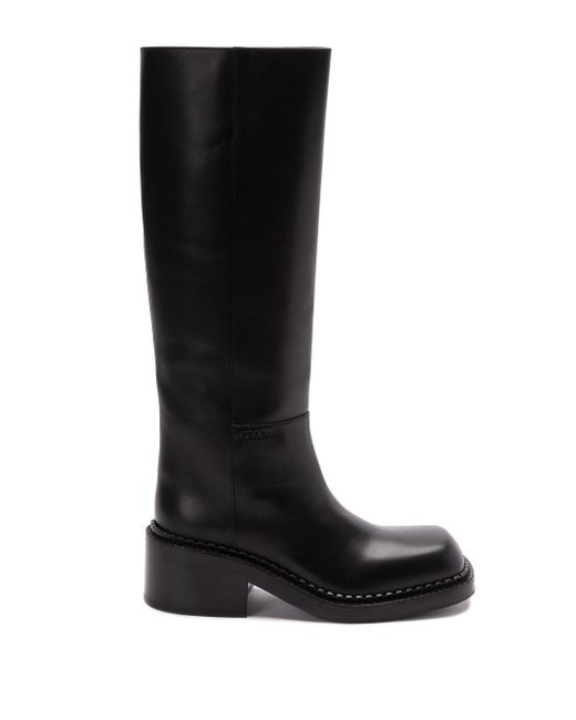 Prada Black Leather Boots