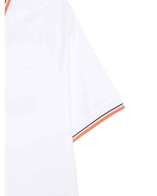 Moorer White 'Cypress' Polo for men