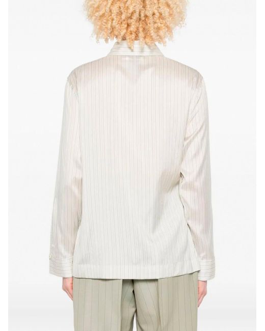 Fendi White Silk Shirt