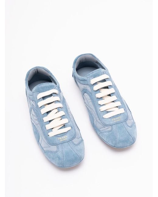 Prada Blue 'Montecarlo' Sneakers