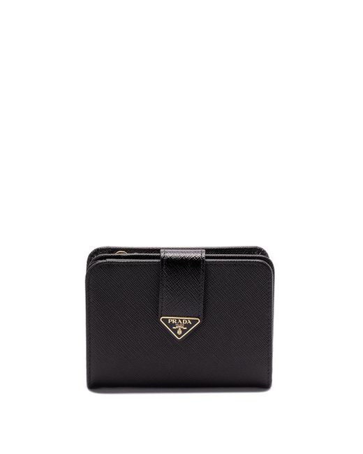Prada Black 'Saffiano' Leather Wallet