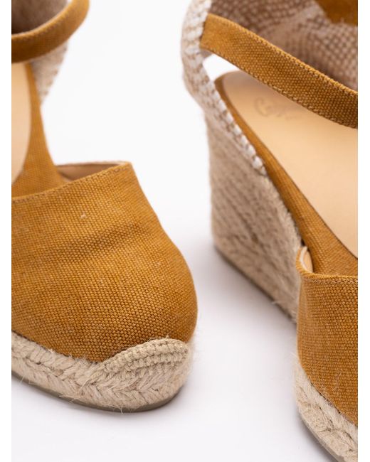 Castaner White 'Carol/6/002' Wedge Espadrilles