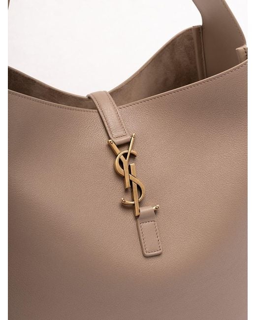 Saint Laurent Brown 'Le 5 À 7' Large Bag