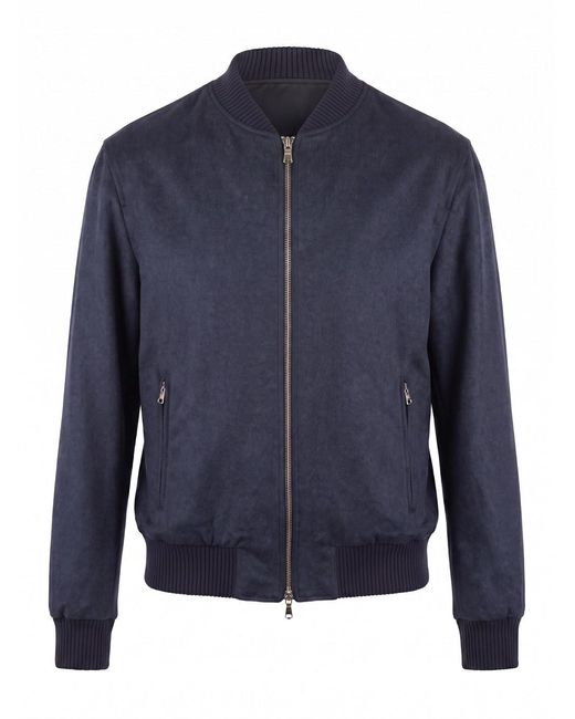 Barba Napoli Blue Cashmere Jacket for men