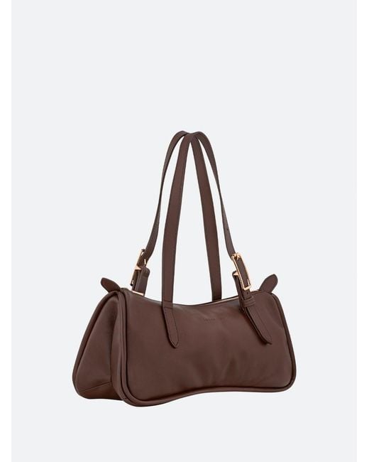 Longchamp Brown 'Looong' Large Shoulder Bag