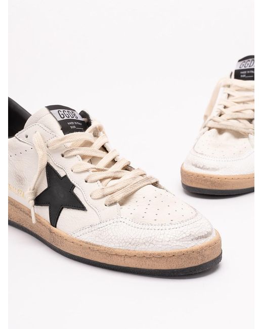 Golden Goose Deluxe Brand White 'Ball Star' Sneakers for men