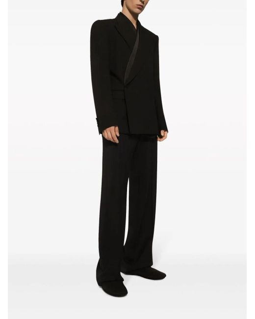 Pantaloni dritti di Dolce & Gabbana in Black da Uomo