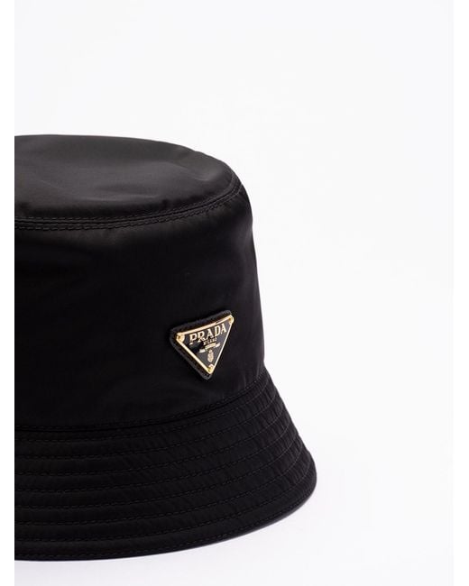 Prada Black Re-Nylon Bucket Hat