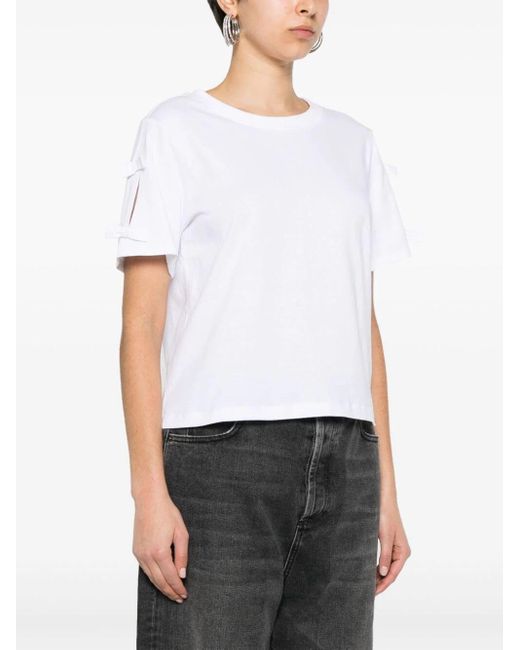 Twin Set White `Actitude` T-Shirt