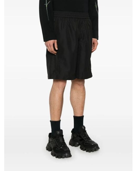 Givenchy Black Bermuda Shorts With '4G' Details for men