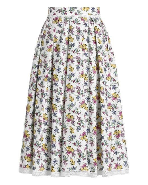 Dolce & Gabbana White Skirt