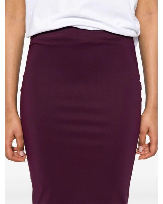 Patrizia Pepe Purple Knee-length Pencil Skirt