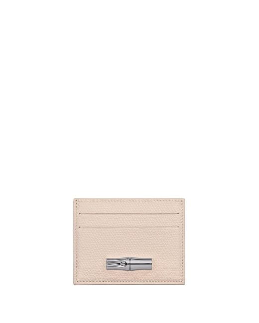 Longchamp Natural 'Le Roseau' Card Holder