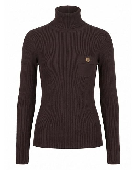 Elisabetta Franchi Black Sweater
