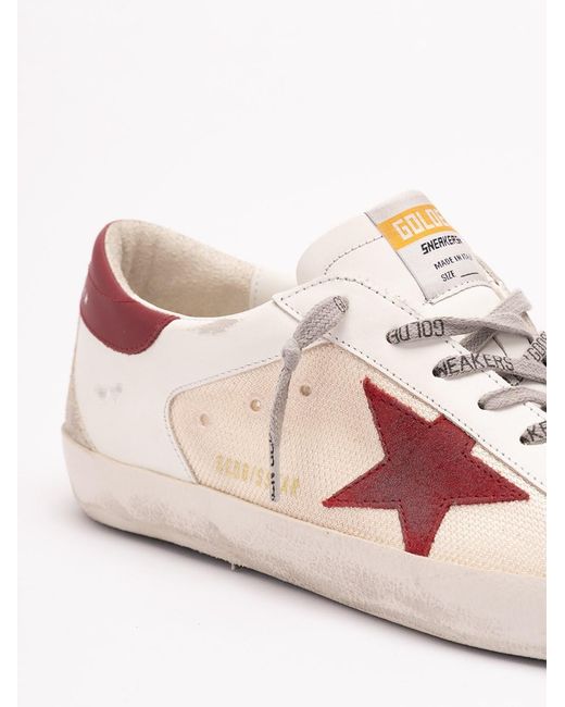 Golden Goose Deluxe Brand Pink 'Super-Star' Sneakers for men