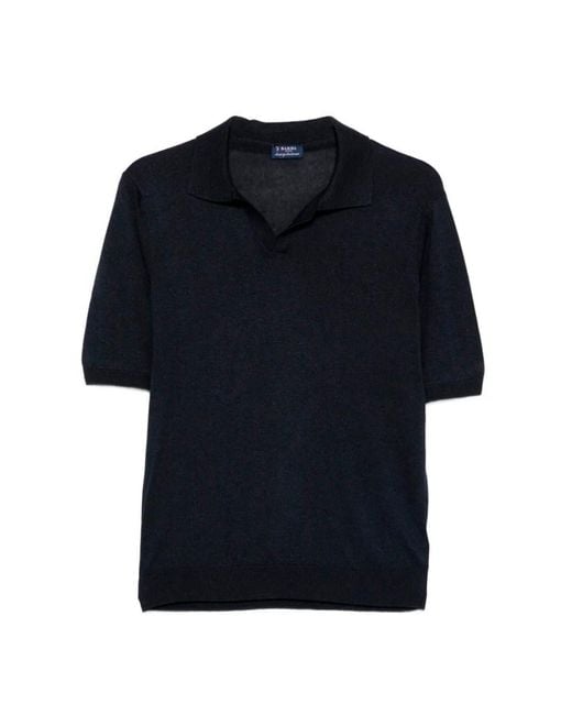 Barba Napoli Blue Polo for men
