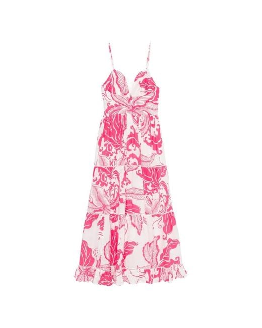Poupette Pink Long Dress 'Milena'