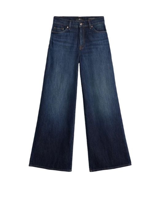 7 For All Mankind Blue 'Lotta' Tailorless Jeans