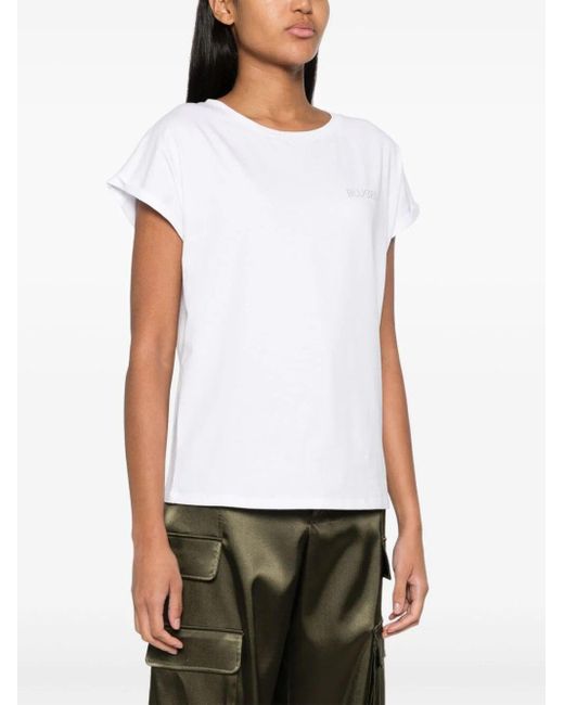 Blugirl Blumarine White `Moda` T-Shirt