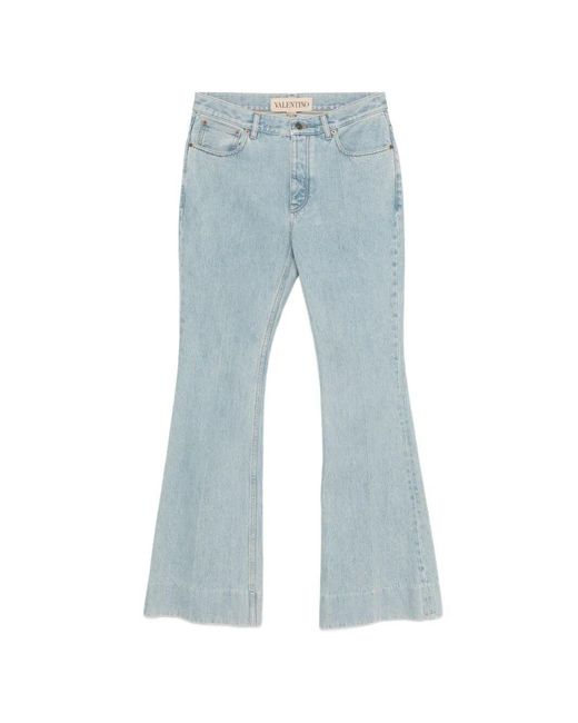 Valentino Garavani Blue 5-Pocket Denim Pants for men