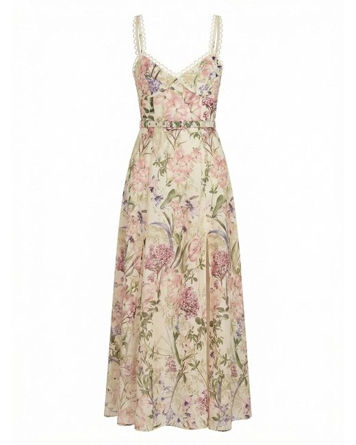 Charo Ruiz Natural Long Dress 'Iraso