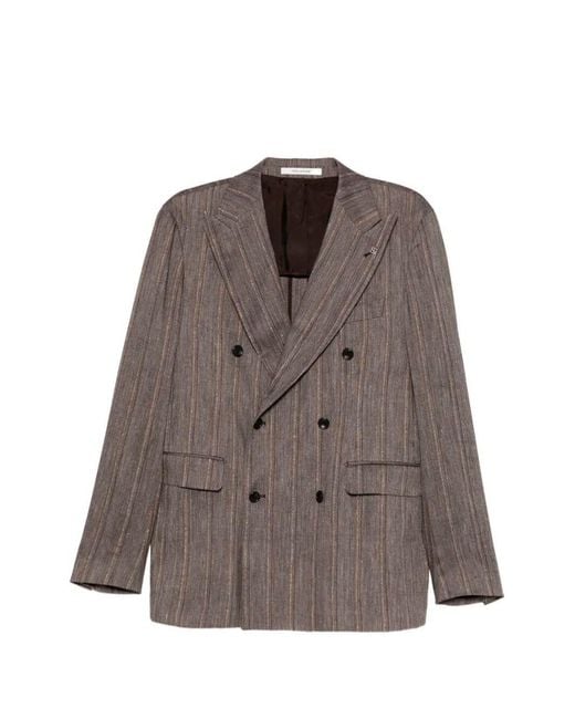 Tagliatore Brown 'Vesuvio' Suit for men