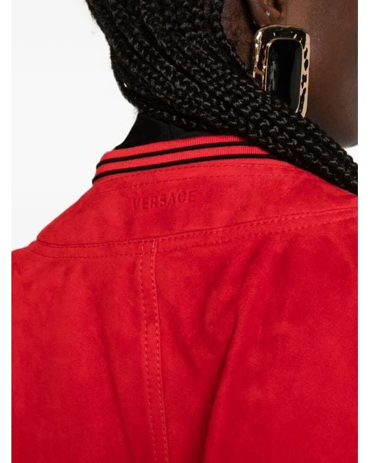 Versace Red Leather Jacket