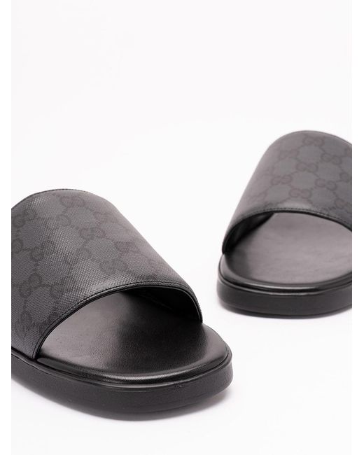 Gucci White 'Charlie' Slides for men