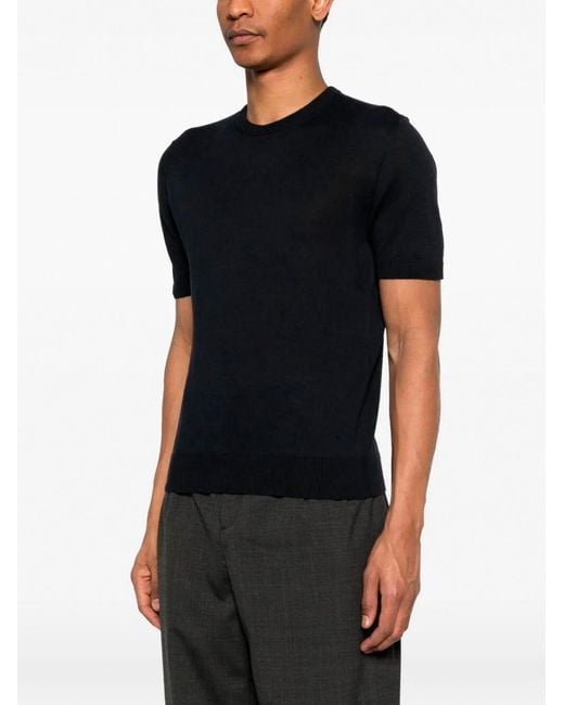 Drumohr Black T-Shirt for men