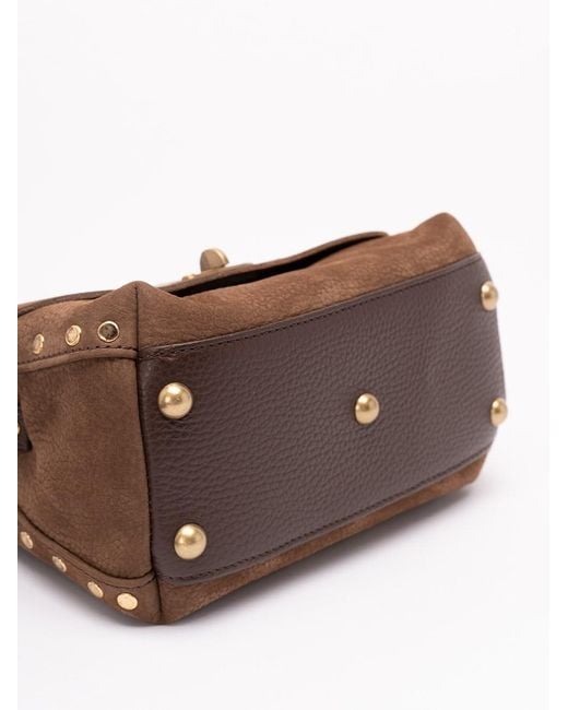 Zanellato Brown Baby 'Postina Jones' Shoulder Bag
