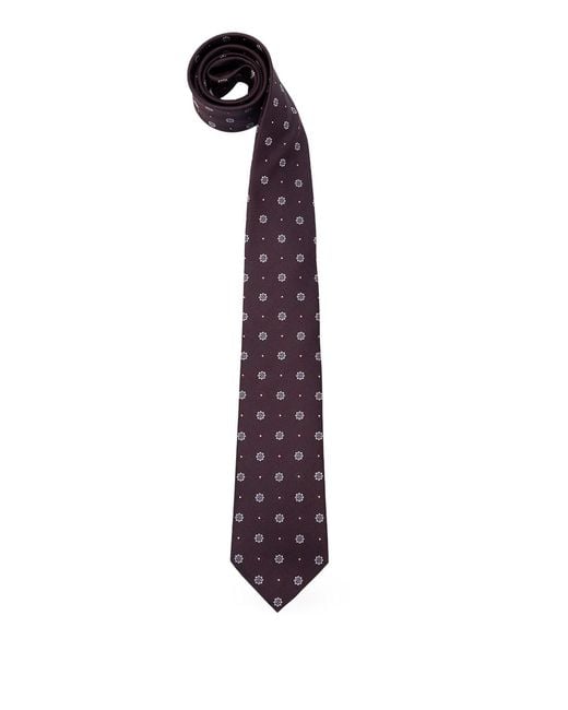 Saint Laurent Purple Tie for men