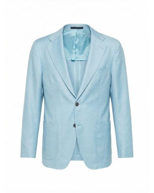Tagliatore Blue 'Vesuvio' Jacket for men
